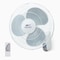 Proaira 16-inch Wall-Mount Oscillating Fan w/Adjustable Tilt w/Remote and Timer, White WF16RW - alternate 1